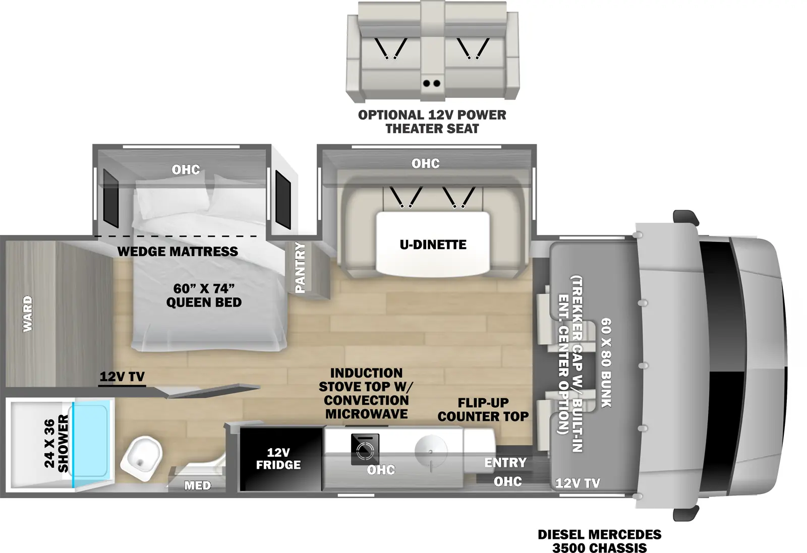 Solera 24DSRC Floorplan